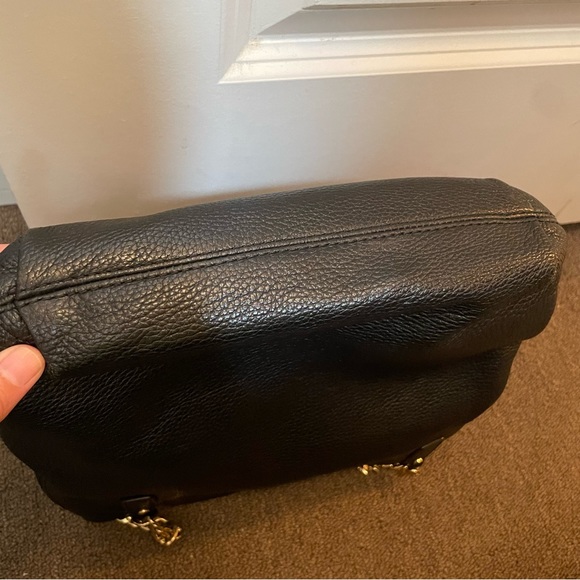 Michael Kors black pebbled leather shoulder bag with matching Wallet - Picture 5 of 17